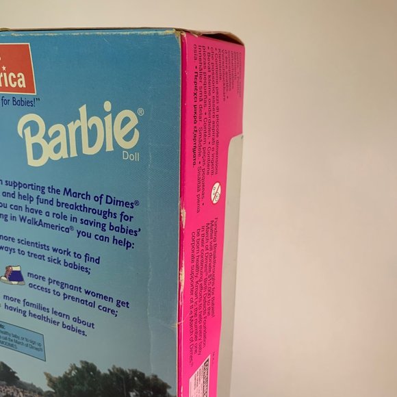 March of Dimes Barbie Walk America 1997 KMart Special Edition 18506 Sealed Box N - Picture 7 of 12